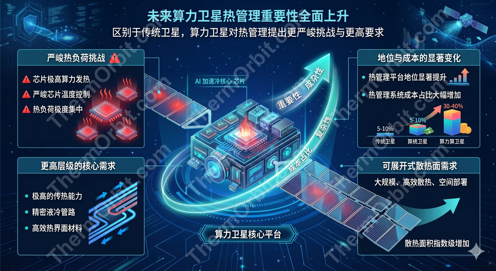 算力卫星 / 在轨数据中心应用场景配图